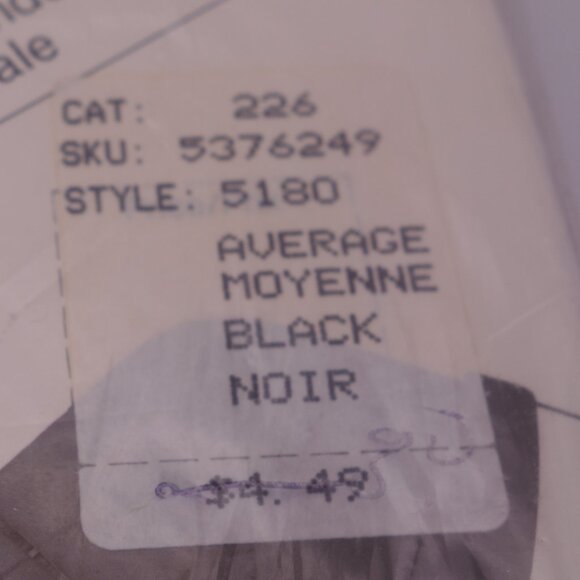 BAYCREST Thigh High Lace Band "Stay Up" Sandalfoot Average 9-10.5 Black - Picture 5 of 13